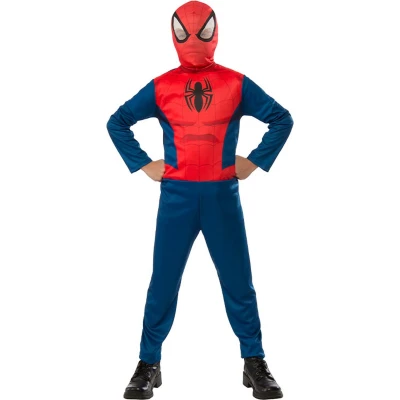 Afbeelding van Rubie&#039;s 620877 L, Feestkostuum, Kind, Man, Cartoon, Spider Meerkleurig