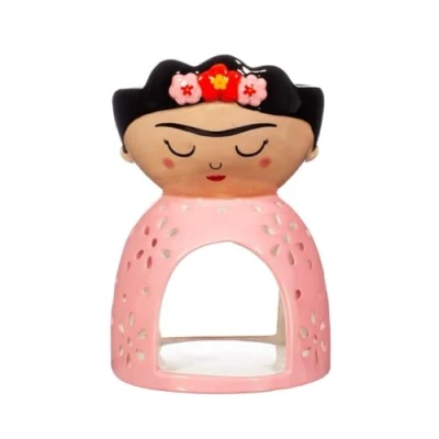 Afbeelding van Sass &amp; Belle Frida Kahlo Wax Melt Olie Brander Theelicht Keramische Houder