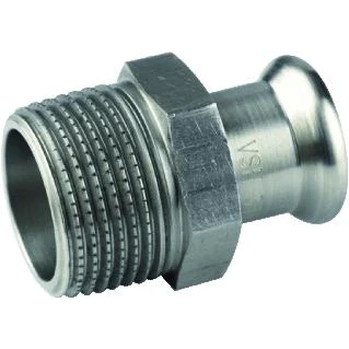 Afbeelding van VSH overgangsfitting m/2 aansl. XPRESS STAALVERZINKT C1405