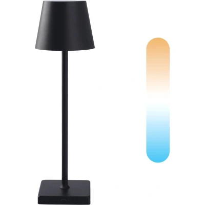Afbeelding van BREND BR 2228 Draadloze Tafellamp voor Binnen en Buiten Decoratieve Dimbare Lamp Oplaadbare Verlichting met 3 Lichtstanden IP44 5 Kleuren