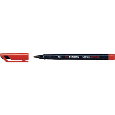 Afbeelding van Viltstift STABILO OHpen permanent 843/40 rond 1mm rood