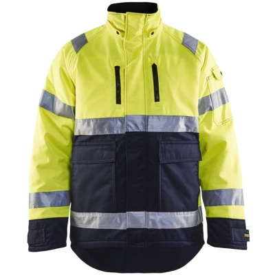 Afbeelding van Blåkläder 4828 1900 Winterjas High Vis Geel/Marineblauw maat S