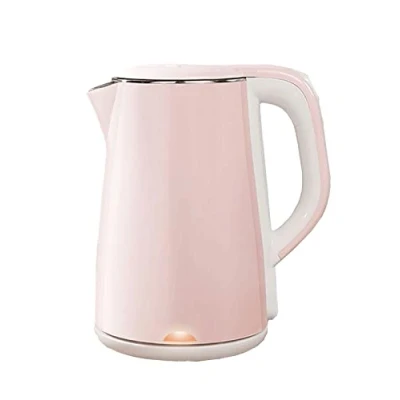 Afbeelding van Hokcus Kruiken Waterkoker, Roestvrij Stalen Waterkoker met Snelle Kook en Droog Bescherming, Cold Touch Handvat 1.8L, 1.5Kw/Roze/Roze