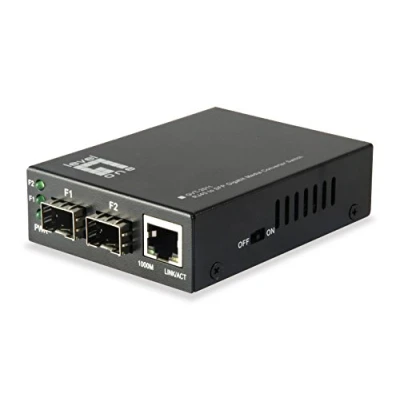Afbeelding van LevelOne GVT 2011 1000Mbit/s Grijs netwerk media converter