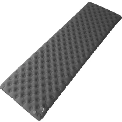 Afbeelding van Skandika Exclusive Air Single Opblaasbare Slaapmat Luchtbed Klein pakformaat 192 x 63 7.5cm (LxBxH) Krachtig ventiel Ultra licht, extra dik Max. 150 gebruikersgewicht 0.9 kg Draagtas meegeleverd grijs