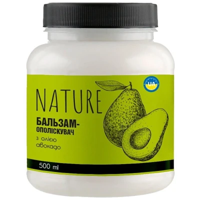 Afbeelding van Heerlijk geurende Haarbalsem met avocado olie beschadigd haar regenereert en versterkt 500ml