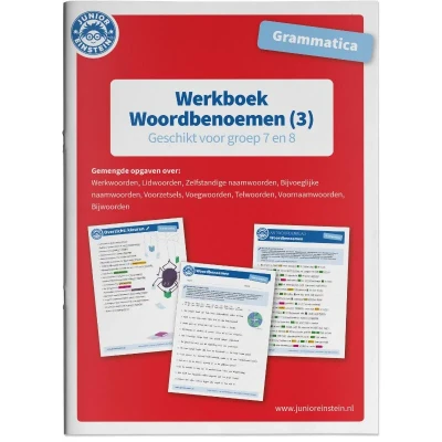 Afbeelding van Woordbenoemen Grammatica Werkboek deel 3 Groep 7 en 8