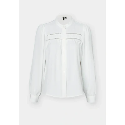 Afbeelding van Vero Moda Vmemma Overhemdblouse, Dames, Maat: Medium, Snow white