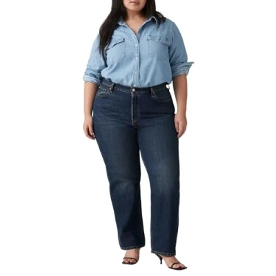 Afbeelding van Levi&#039;s Plus 501 FOR Women Straight leg jeans, Dames, Maat: 50x32, Same intent
