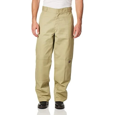 Afbeelding van Dickies Werkbroek voor heren met dubbele knie, Beige (Khaki Kh), 30W x 32L
