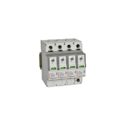 Afbeelding van Legrand overspanningsbeveiliger t2 4p 40ka 1 7kv uc 320v 412243