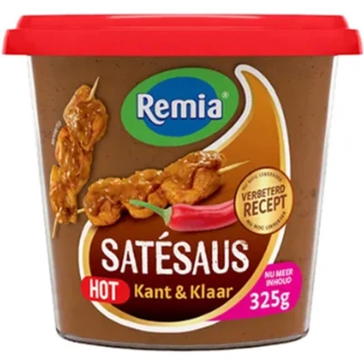 Afbeelding van Remia Satesaus Hot 8x325g