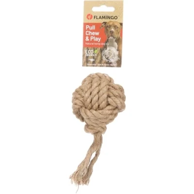 Afbeelding van Flamingo Hondenspeelgoed Knoopbal Touw 15CM