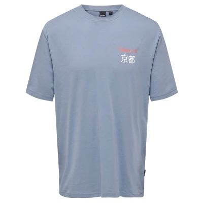 Afbeelding van ONLY &amp; SONS T shirt ONSKEANE met backprint