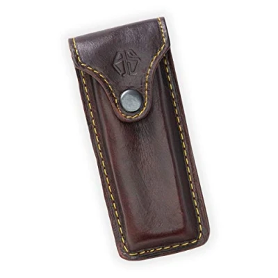 Afbeelding van Angus Stoke William Messentas voor zakmessen, riemtas, echt leren etui, riemzakmesetui, kleur, Klassiek, praktisch