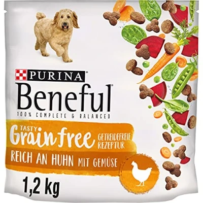 Afbeelding van PURINA® Beneful® Grain Free Rijk aan Kip met Groenten 1.2kg
