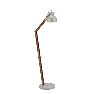 Afbeelding van Lamkur Vloerlamp Skansen, instelbaar, grijs