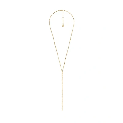 Afbeelding van Fossil JF04808710 Damesketting, Roestvrij staal, goudkleurig, Eén maat, Geen edelsteen