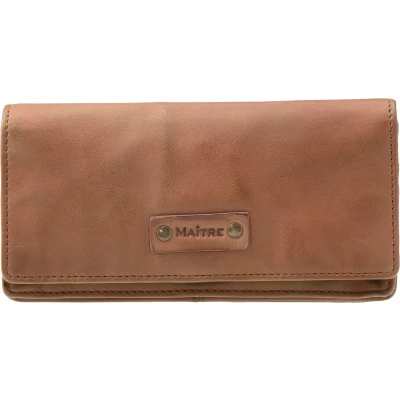 Afbeelding van Maitre Steinbach Immine Portemonnee, Dames, Maat: One Size, Cognac