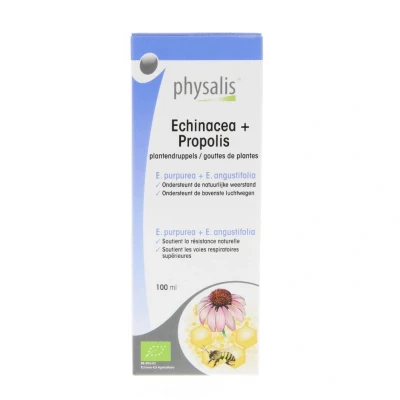 Afbeelding van Physalis Echinacea + Propolis Plantendruppels Bio 100ML