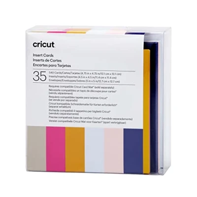 Afbeelding van Cricut Insert Cards Sensei S40 Kaartenset Tulpenblauw, Poeder