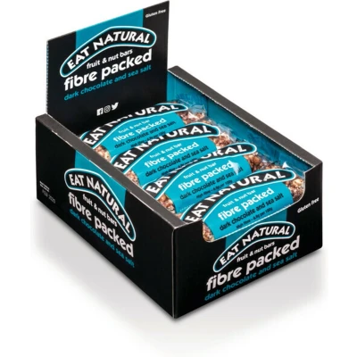 Afbeelding van 12x Eat natural Noten Bar Pure Chocolade&amp;Zeezout 12 x 45 gr