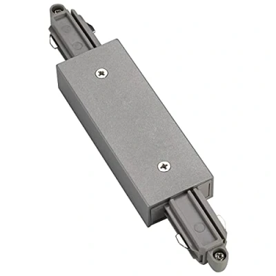 Afbeelding van SLV 143102 230V railsysteemcomponenten Koppelstuk 1 fasig Zilver