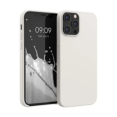 Afbeelding van kwmobile telefoonhoesje compatibel met Apple iPhone 12 Pro Max hoesje Zachte case voor smartphone Back cover in mat beige