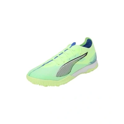 Afbeelding van Puma Ultra 5 Match TT Voetbalschoenen voor kunstgras, Heren, Maat: 43, Fizzy apple/white/bluemazing Textiel/ synthetisch