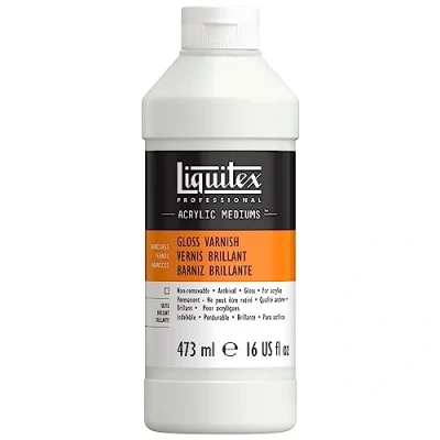 Afbeelding van Liquitex Pro Vernis voor acrylverf Glossy afwerking 473ml