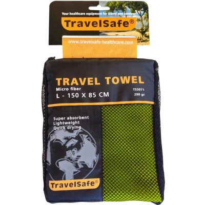 Afbeelding van Travelsafe Traveltowel Microfibre 85x150cm L Groen