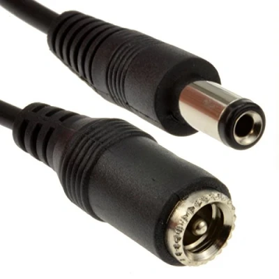 Afbeelding van 5,5 x 2,1 mm DC voeding stekker naar bus videobewaking CCTV verlenging verlengkabel kabel 3 m [3 meter/3 m]