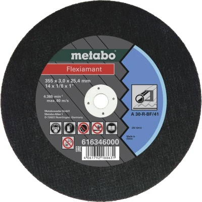 Afbeelding van Metabo Accessoires Flexiamant 355x3,0x25,4 staal, TF 41 616346000