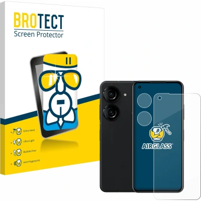 Afbeelding van BROTECT Glas Screen Protector voor ASUS ZenFone 10 (Voor+Camera) Schermbeschermer [9H Hardheid, Beschermglas Folie niet Gehard Glas]