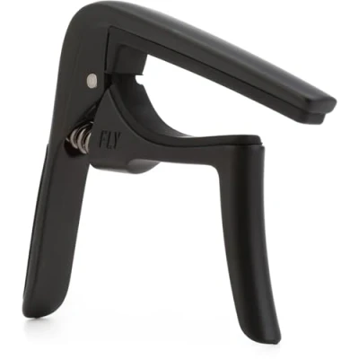 Afbeelding van Dunlop 63CBK Fly Trigger capo Black voor western en elektrische gitaar