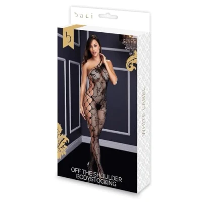 Afbeelding van Baci Off the Shoulder Bodystocking One Size