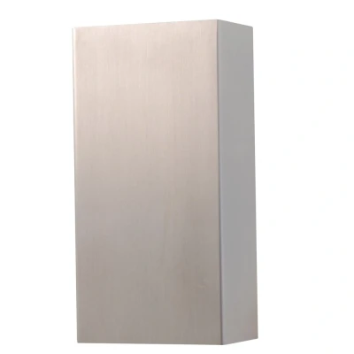 Afbeelding van Masterlight Wandlamp Metallico H 22 cm B 10 mat chroom