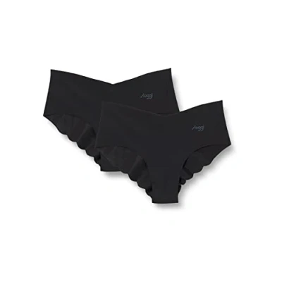 Afbeelding van Sloggi Damesslip (verpakking van 2 stuks), zwart, M