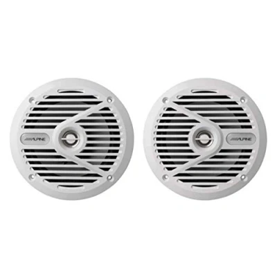 Afbeelding van Alpine SPS M601W marine luidspreker set wit 2 weg 16,5 cm 30 watts RMS 4 ohms