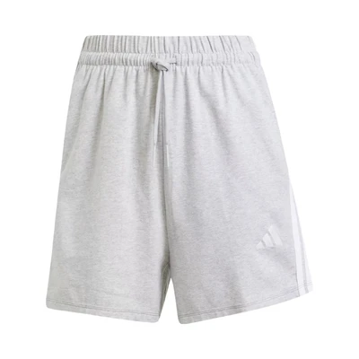 Afbeelding van adidas Dames ESSENTIALS 3 STRIPES COTTON SHORTS, Glow Blue/White, XL