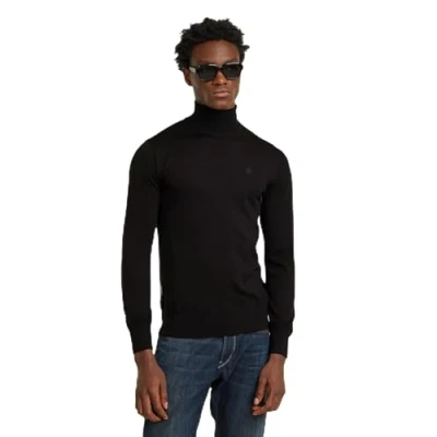 Afbeelding van G Star RAW Premium Core Turtle Knit, Zwart (Dk Black D25177 d847 6484), M