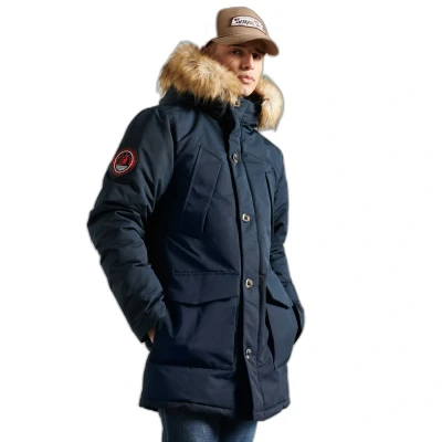 Afbeelding van Superdry Everest Winterjas, Heren, Maat: XS, Eclipse navy