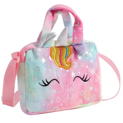 Afbeelding van Eenhoorn Hand en Crossbodytas Regenboog (5 7 jaar)