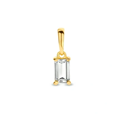 Afbeelding van goud (geelgoud) hanger zirkonia 4024442