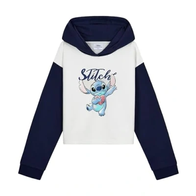 Afbeelding van Disney Stitch trui voor meisjes en tieners, crop top, hoodie, trendy kleding, coole 7 14 jaar, Lilo cadeaus, 8 Jaren