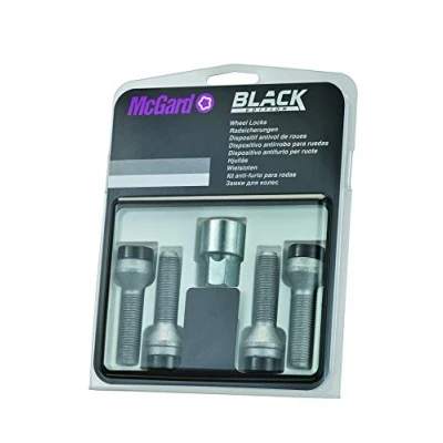 Afbeelding van 27112SUB wielborgbouten SUB (zwart) M12x1.5, kegelzitting, schachtlengte 36,3 mm, totale lengte van de schroef 61,0 SW17, sleuteldiameter 25,8 mm