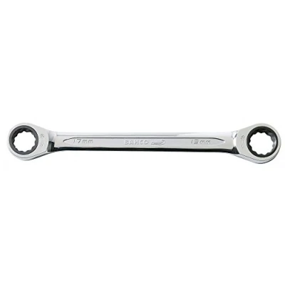 Afbeelding van Bahco Ringratelsleutel verchroomd lengte 128 mm 5/16 11/32&quot; 1320RZ 11/32