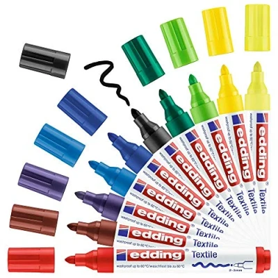 Afbeelding van edding 4500 assorttextielmarker basis 10ST 2 3 mm / 4 4500999