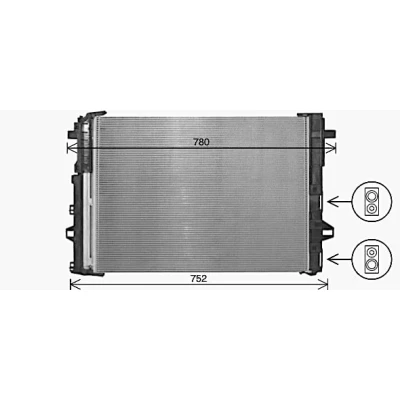 Afbeelding van Ava Cooling Airco condensor MS5716D