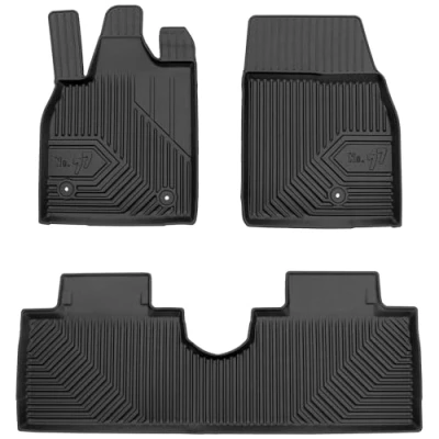 Afbeelding van M MOTOS Auto Vloermatten van rubber voor Ford Mustang Mach E vanaf 2020 Verbeter uw reiscomfort met Anti Slip Mat Car No.77 alle weersomstandigheden, bescherming tegen vuil